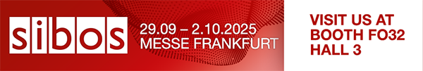 SIBOS Messe Frankfurt 29.09. - 2.10.2025 - Visit us at booth FO32 Hall3